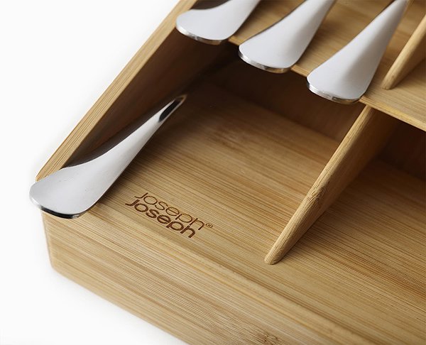 JOSEPH JOSEPH DrawerStore Bamboo 851697 Cutlery organiser large .