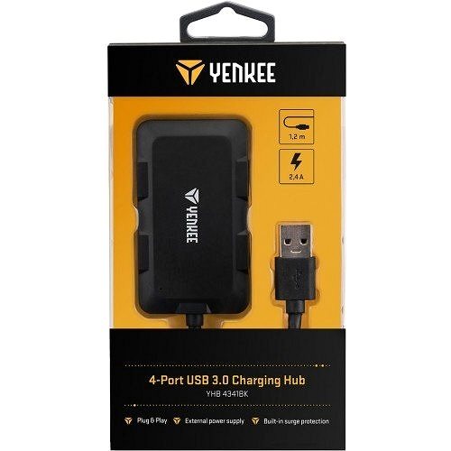 USB Hub Yenkee YHB 4341BK Packaging/box