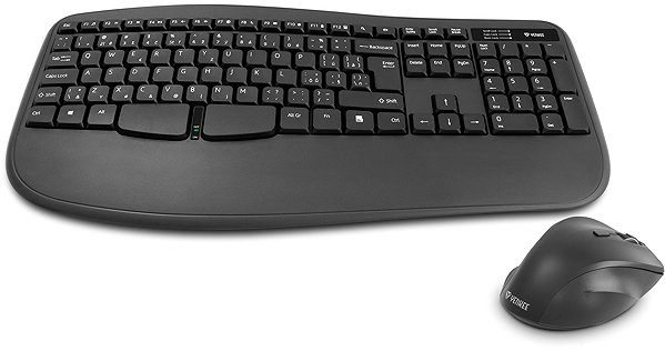 Keyboard and Mouse Set YENKEE YKM 2009CS Combo WL - CZ/SK ...