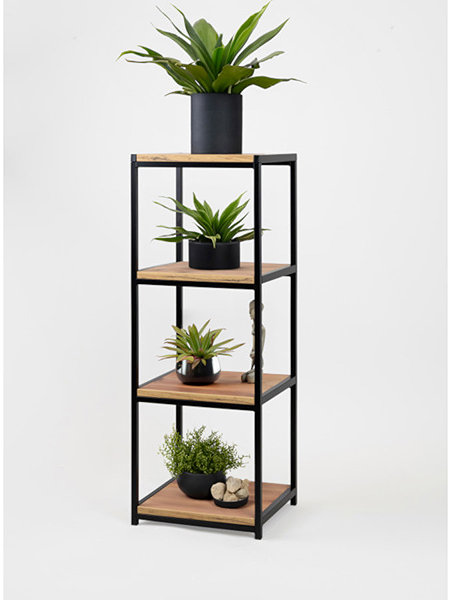 Shelving Unit YLD CINDRE shelving unit 33 × 30 × 95 cm, metal/wood, 4-digit ...