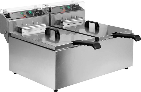 Deep Fryer YATO Double chamber fryer 2x5000W 2x17l ...