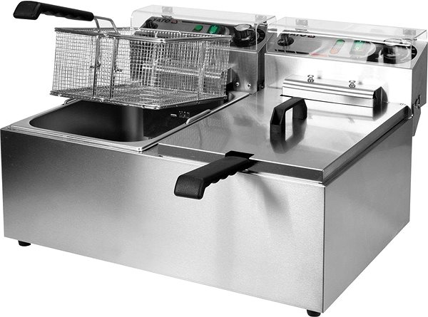 Deep Fryer YATO Double chamber fryer 2x5000W 2x17l ...