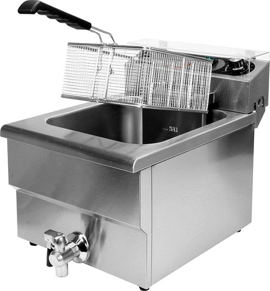 Deep Fryer YATO Single chamber fryer with valve 5000W 16l, 380 / 400V ...