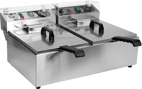 Deep Fryer YATO Double chamber fryer 2x3000W 2x10l ...