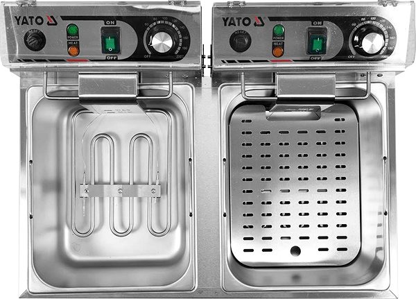 Deep Fryer YATO Double chamber fryer 2x3000W 2x10l ...