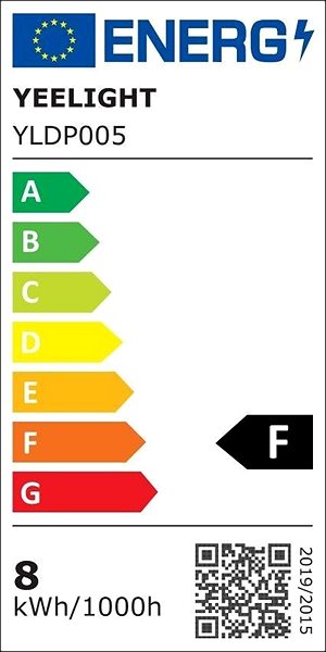 LED Bulb Yeelight LED Smart Bulb W3 (Colour) Energy label