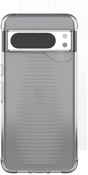 Mobiltelefon tok ZAGG BNDL Luxe Snap + IS Glass 360 Google Pixel 8 Pro átlátszó tok ...