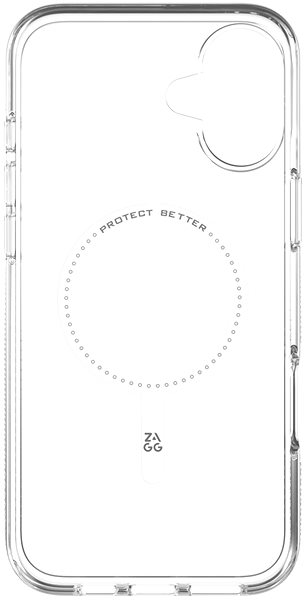 Softcase-Handyhülle ZAGG Cases Crystal Palace Snap Apple iPhone 16 Plus Transparent ...