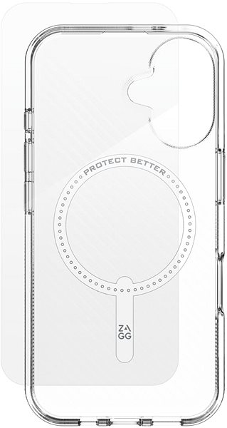 Handyhülle ZAGG BNDL Luxe SNAP PCR IS GL 360 Apple iPhone 16 CLR INTL ...