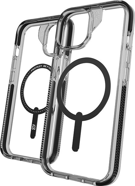 Handyhülle ZAGG Case Santa Cruz Snap für Apple iPhone 15/14/13 - schwarz ...