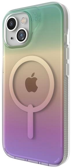 Telefon tok ZAGG Case Milan Snap Apple iPhone 15 szivárványszínű tok ...