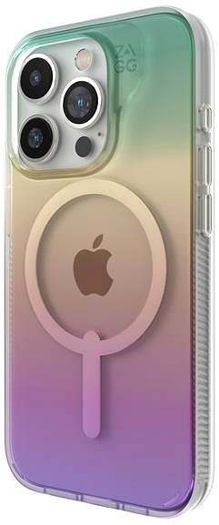 Telefon tok ZAGG Case Milan Snap Apple iPhone 15 Pro szivárványszínű tok ...