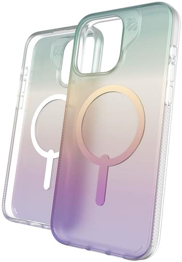 Kryt na mobil ZAGG Case Milan Snap pre Apple iPhone 15 Pro Max – dúhový ...