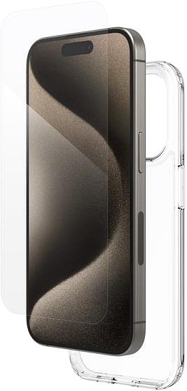 Kryt na mobil ZAGG InvisibleShield Glass Elite BNDL pre Apple iPhone 15 Pro – transparentný ...