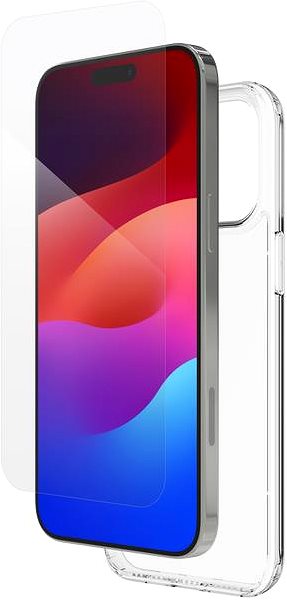 Telefon tok ZAGG InvisibleShield Glass Elite BNDL Apple iPhone 15 Pro Max átlátszó tok ...