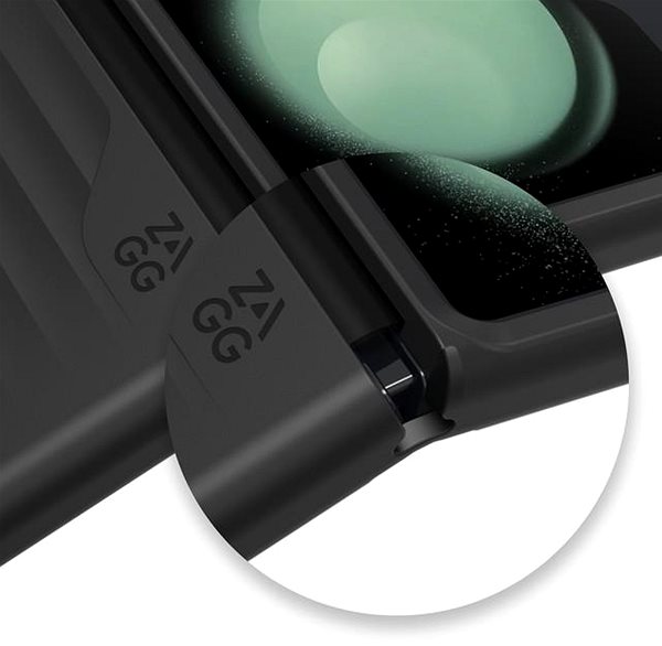 Kryt na mobil ZAGG Case Bridgetown pre Samsung Galaxy Z Flip 5 – čierny ...
