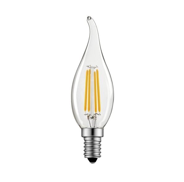 LED žiarovka Retro LED Filament Candle Clear žiarovka 4W/230V/E14/6500K/440Lm/360° ...