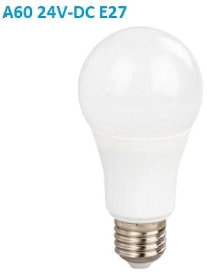 LED žiarovka SMD LED žiarovka matná Special Voltage A60 10 W / 24 V-DC / E27 / 3 000 K / 850 Lm / 230° ...