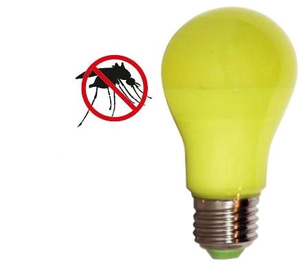 LED žiarovka SMD LED žiarovka Insect repellent A60 10 W / E27 / 230 V / 1 700 K / 800 Lm / 270° ...