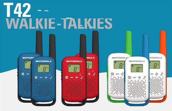 Vysielačky Motorola TLKR T42, Triple Pack ...