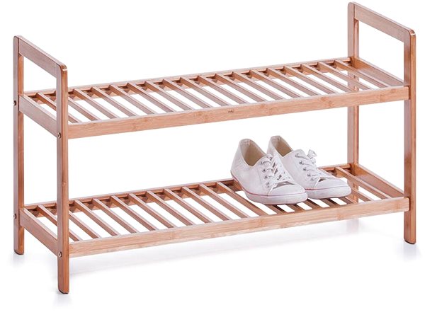 Shoe Rack Zeller Bamboo shoe rack, 70 × 26 × 40 cm ...