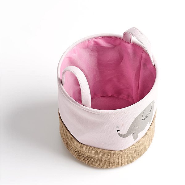 Úložný box ZELLER Dětský úložný box motiv slon, růžový 25 × 25 cm ...