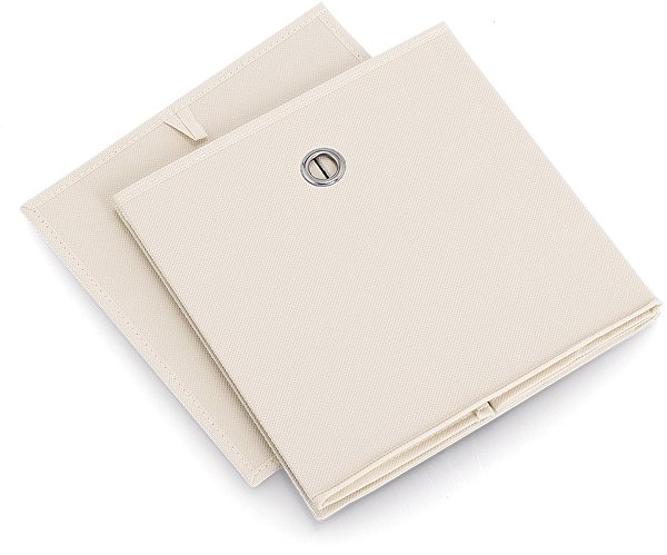 Aufbewahrungsbox Zeller Aufbewahrungsbox Wolle Beige, 28 × 28 × 28 cm ...