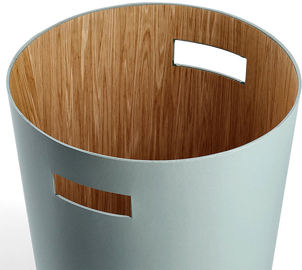 Rubbish Bin ZELLER Pressed paper basket 25 × 30 cm, green ...