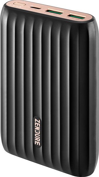 Power Bank Zendure X5 15000 mAh PD & Hub Portable Charger Black Lateral view