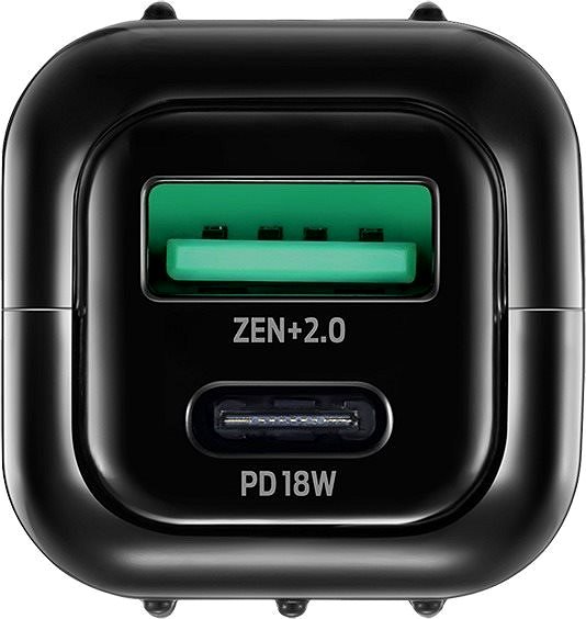 Power Bank Zendure SuperMini 5K - 5000mAh Crush-Proof Portable Charger (Black) Connectivity (ports)