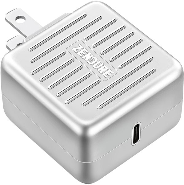Netzladegerät Zendure SuperPort 61 Watt Wall Charger EU / UK / US Plug Silver Screen