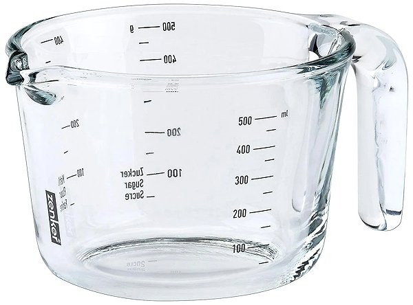 Kitchen measuring spoon ZENKER Measuring spoon 500 ml, glass .