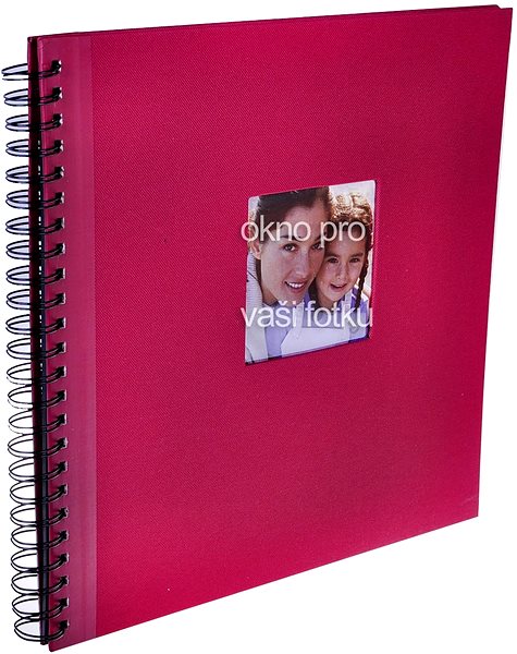 Photo Album ZEP Spiral Red Lateral view
