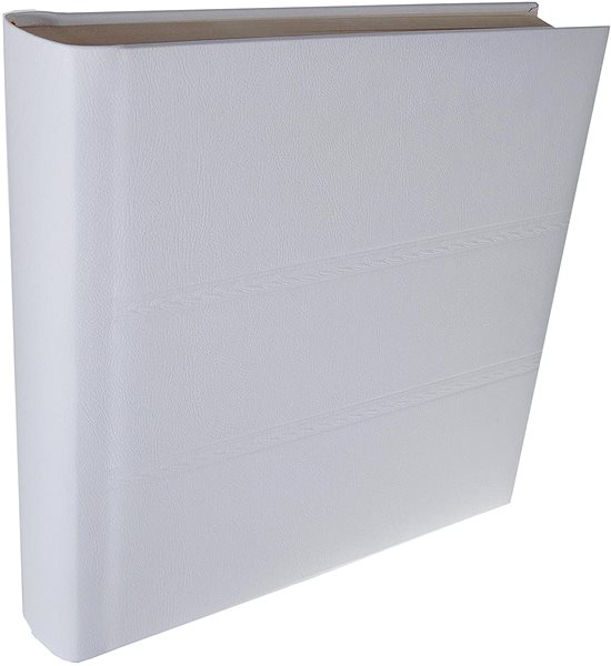Photo Album ZEP White Classic Leather Lateral view