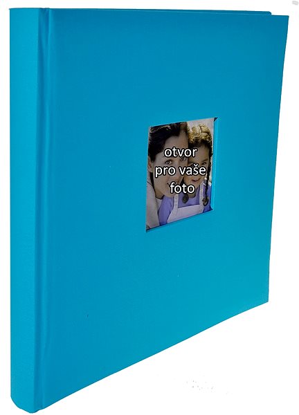 Fotoalbum ZEP klasické Velina blankytné Boční pohled