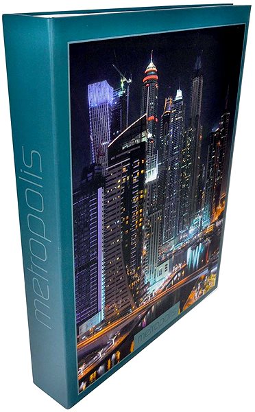 Photo Album ZEP Metropolis Green 13x18 Lateral view
