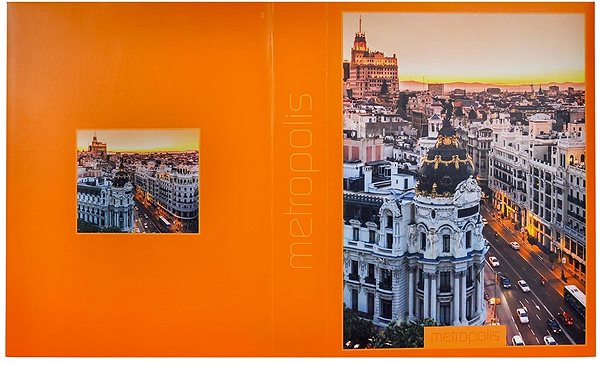 Photo Album ZEP Metropolis Orange 13x18 Features/technology