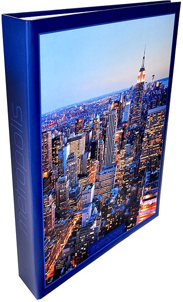 Photo Album ZEP Metropolis Blue 13x18 Lateral view