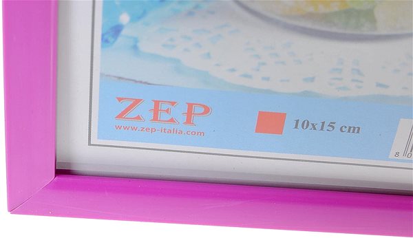 Fotorámeček ZEP Fotorámeček 10 × 15 cm, fialový Vlastnosti/technologie