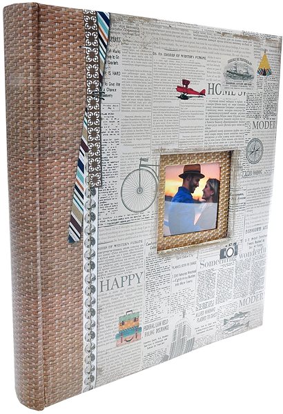 Photo Album ZEP Mumbai 13 x 18 Brown Lateral view