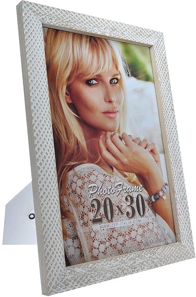 Photo Frame ZEP Verne 20x30 White Lateral view