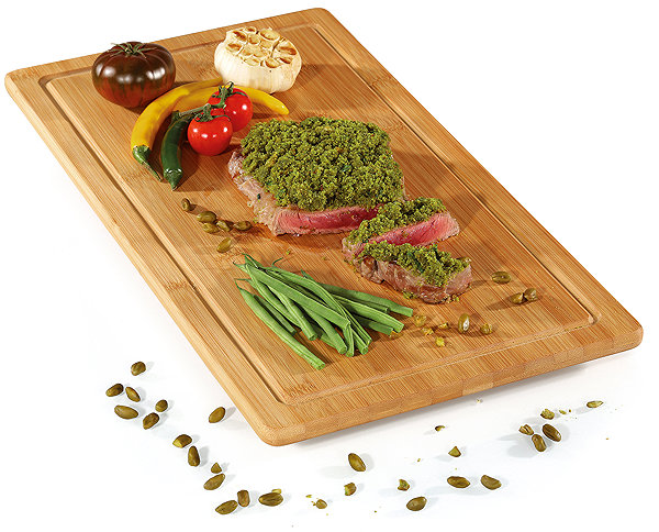 Schneidebrett Zassenhaus BAMBUS Schneidebrett 49,5 × 28 × 2,9 cm Lifestyle
