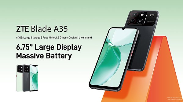 Mobile Phone ZTE Blade A35 4GB/64GB Green ...
