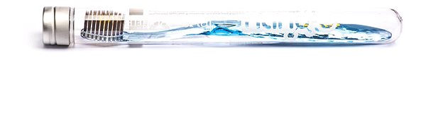 Zubná kefka Nano-b zubná kefka so zlatom a aktívnym uhlím – modrá ...