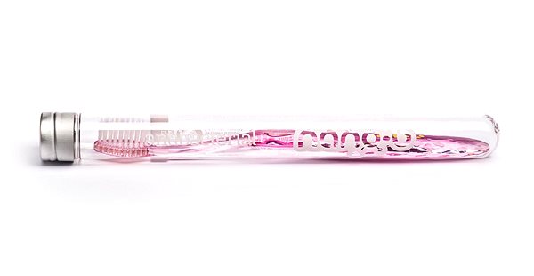 Zubná kefka Nano-b zubná kefka so striebrom – ružová ...