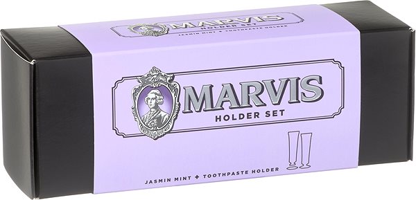 Fogkrém MARVIS Jasmin Mint Készlet - 85 ml + állvány Csomagolás/doboz
