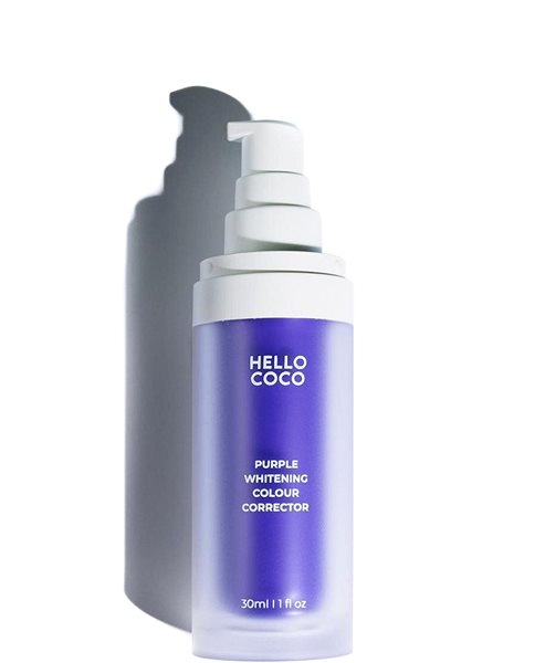 HELLO COCO Purple Whitening Colour Corrector 30 ml Properties/technology