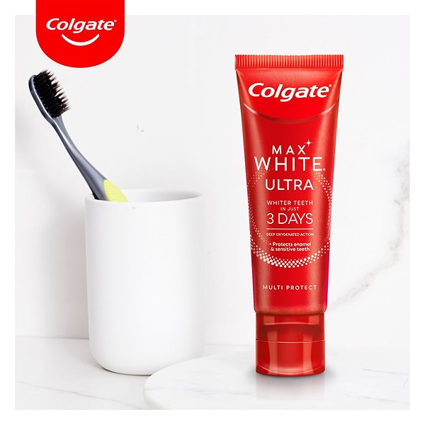 Colgate Max White Ultra Active Foam Whitening Toothpaste 75ml