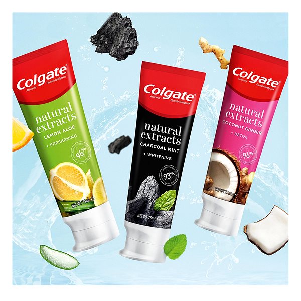 Zubná pasta COLGATE Naturals Mix 3× 75 ml ...
