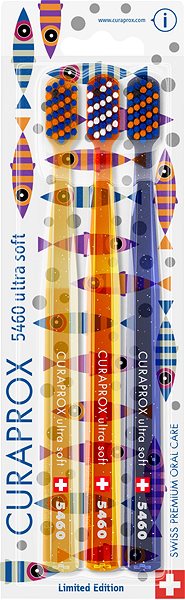 Zubná kefka CURAPROX CS 5460 Ultra Soft Morská edícia 3 ks ...